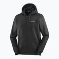 Pánska mikina Salomon Logo Full Zip Hoodie deep black 4