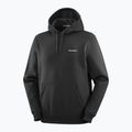 Pánska mikina Salomon Chest Logo Hoodie deep black 3