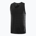Pánske bežecké tielko Salomon Sense Aero Singlet GFX deep black 4