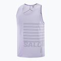 Pánske bežecké tielko Salomon Sense Aero Singlet GFX cosmic sky 5