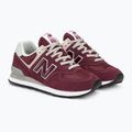 Topánky  New Balance 574 burgundy 4