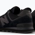 पुरुषाणां जूता New Balance 574 कृष्णः 7