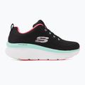 Dámske tenisky SKECHERS D'Lux Walker Let It Glow black/mint 3