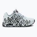 Dámske topánky SKECHERS JGoldcrown Uno Spread The Love white/black/gray 2