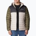 Pánska páperová bunda Columbia Powder Lite Hooded dark stone/shark/stone green