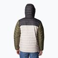 Pánska páperová bunda Columbia Powder Lite Hooded dark stone/shark/stone green 3