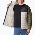 Pánska páperová bunda Columbia Powder Lite Hooded dark stone/shark/stone green 5