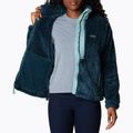 Dámska trekingová mikina Columbia Boundless Discovery Sherpa night wave/aqua haze 5
