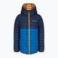 Detská páperová bunda Columbia Powder Lite Hooded bright indigo/collegiate navy