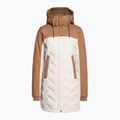 Columbia Mountain Croo II Mid Down dámska bunda chalk/camel brown 8