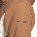 Columbia Mountain Croo II Mid Down dámska bunda chalk/camel brown 10