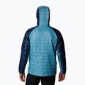 Pánska páperová bunda Columbia Platinum Peak s kapucňou shasta/collegiate navy 2