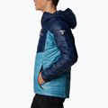 Pánska páperová bunda Columbia Platinum Peak s kapucňou shasta/collegiate navy 3
