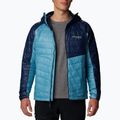 Pánska páperová bunda Columbia Platinum Peak s kapucňou shasta/collegiate navy 4