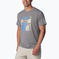 Columbia pánske trekové tričko Sun Trek Short city grey heather/simple gorge 2