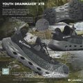 JUniorské topánky Columbia Youth Drainmaker XTR black/pure silver 8