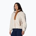 Dámska mikina Columbia Boundless Discovery Sherpa Full Zip II chalk/camel brown 4