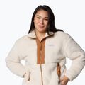 Dámska mikina Columbia Boundless Discovery Sherpa Full Zip II chalk/camel brown 5