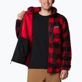 Pánska fleecová mikina  Columbia Winter Pass Printed Fleece mountain red check 4