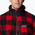 Pánska fleecová mikina  Columbia Winter Pass Printed Fleece mountain red check 6