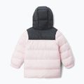 Detská zateplená bunda Columbia Puffect Hooded satin pink/black 2