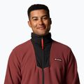 Pánska mikina Columbia Sequoia Grove FZ Fleece spice / black 4