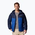 Pánska páperová bunda Columbia Powder Lite II Hooded mountain blue/ collegiate navy 4