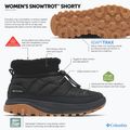 Dámske snehule Columbia Snowtrot Shorty black/sea salt 8
