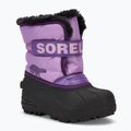 Detské snehule  Sorel Childrens Snow Commander gumdrop/purple violet