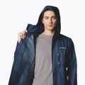 Pánska bunda do dažďa  Columbia Pouring Adventure III collegiate navy 7