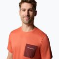 Pánske tričko Columbia Hike Pocket Crew Toscan heather 5