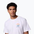 Pánske tričko Columbia Kettle River Outdoor Tee white/circular linescape 5