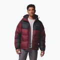 Pánska zateplená bunda Columbia Pike Lake II Hooded rich wine/black 5