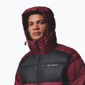 Pánska zateplená bunda Columbia Pike Lake II Hooded rich wine/black 6