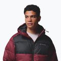 Pánska zateplená bunda Columbia Pike Lake II Hooded rich wine/black 7