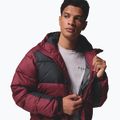 Pánska zateplená bunda Columbia Pike Lake II Hooded rich wine/black 8