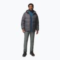 Pánska zateplená bunda Columbia Pike Lake II Hooded city grey 2