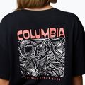 Dámske trekingové tričko Columbia Rolling Bend Graphic Oversized Tee Black/Mountainview 6