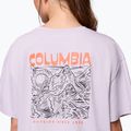 Dámske turistické tričko Columbia Rolling Bend Graphic Oversized Tee lavender pearl/mountainview 6
