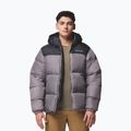 Pánska zateplená bunda Columbia Puffect II Hooded city grey/black 5
