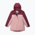 Detská lyžiarska bunda Columbia Hikebound II Long Insulated eraser pink/rich wine