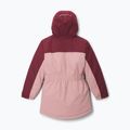 Detská lyžiarska bunda Columbia Hikebound II Long Insulated eraser pink/rich wine 2