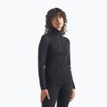 Dámska termo  mikina icebreaker 260 Tech LS Half Zip black