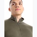 Pánska termo  mikina Icebreaker Merino 200 Oasis Half Zip loden green 4
