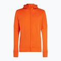 Pánska mikina Icebreaker Merino 260 Quantum IV Zip Hoodie blaze 12