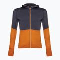 Pánska trekingová mikina Icebreaker Merino 200 Realfleece Descender Zip Hoodie graphite/ray 7