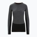 Dámska termoaktívna mikina icebreaker ZoneKnit 260 jet hthr/black/metro hthr/cb 8