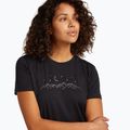 Dámske trekingové tričko icebreaker Merino 150 Tech Lite SS Tee Sparkling Stars black 4