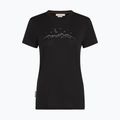 Dámske trekingové tričko icebreaker Merino 150 Tech Lite SS Tee Sparkling Stars black 6
