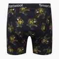 Pánske boxerky Smartwool Merino Print Boxer Brief Boxované termo boxerky čierno-žlté 15151 2